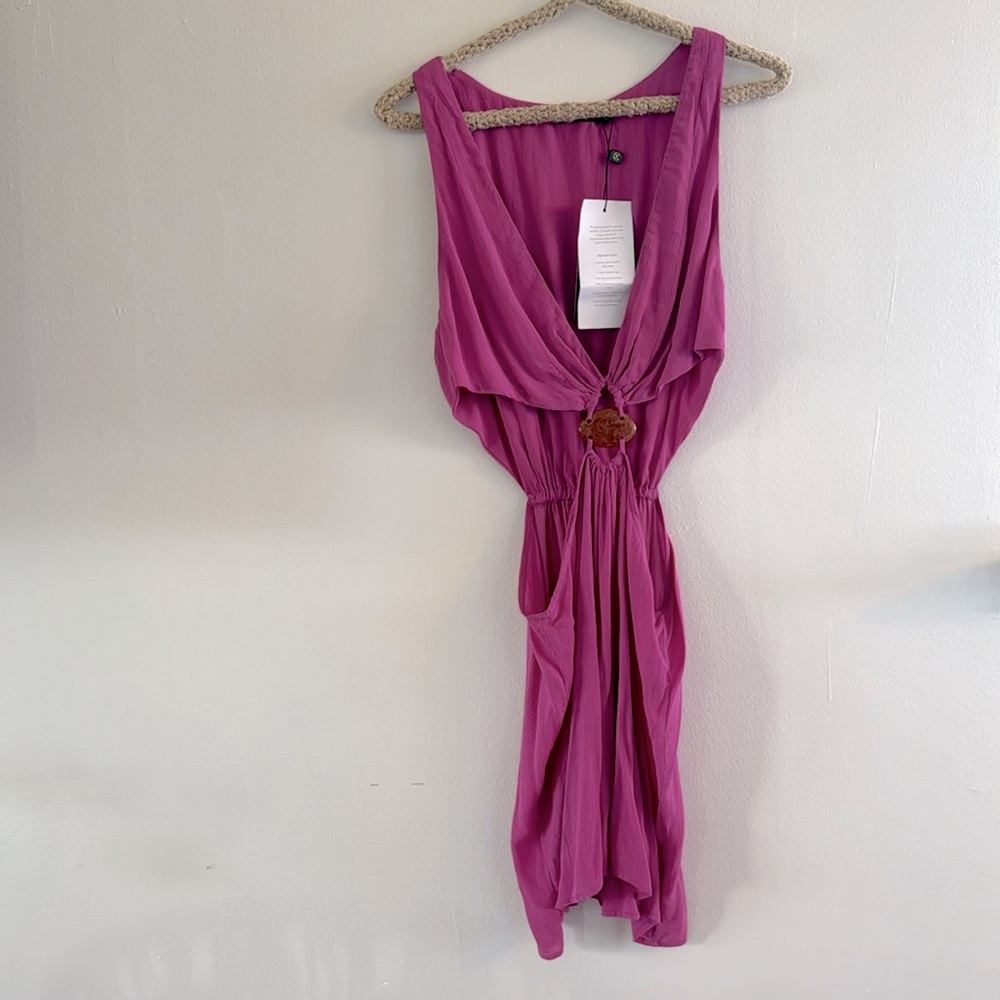 Rita Dtl Short Coverup pink Small